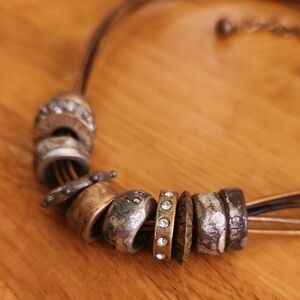 Chico's Rustic Gold and Silver Necklace